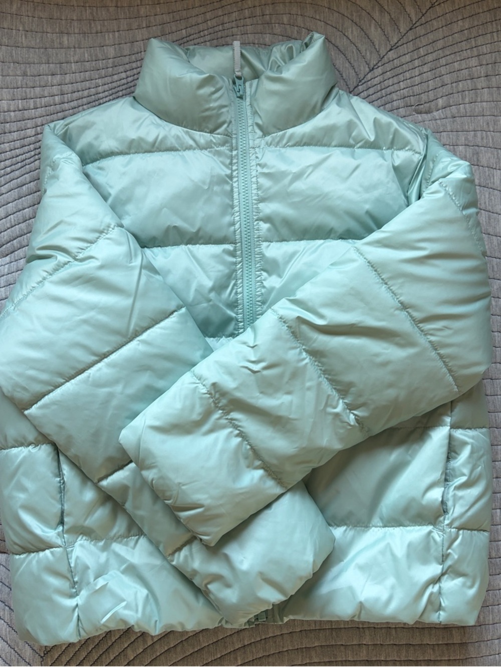 Crewcuts Mint Puffer Jacket for Kids